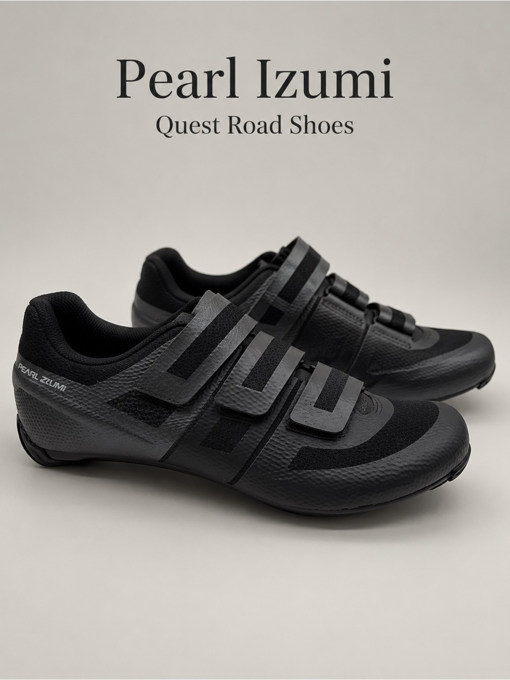 Pearl Izumi Quest Road Cycling Shoes – Black Hook & Loop